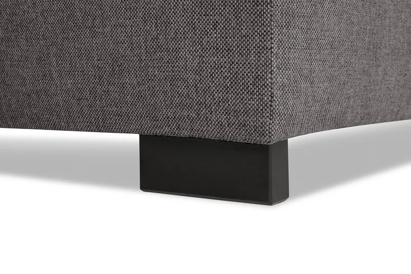 Crazy Limited Edition 4-seters Venstrevendt L-formet Dyp Sjeselongsofa i Stoff - Grå - Møbler - Sofaer - Sofa med sjeselong