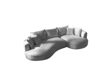 Hungirr Sofa med divan 4-seter - Grå - Møbler - Sofaer - 4 seter sofa