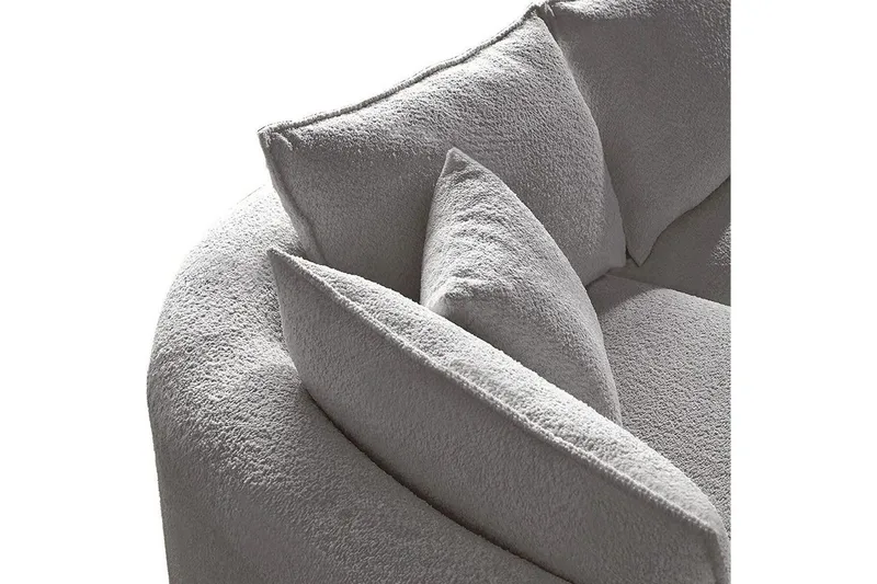 Hungirr Sofa med divan 4-seter - Grå - Møbler - Sofaer - 4 seter sofa
