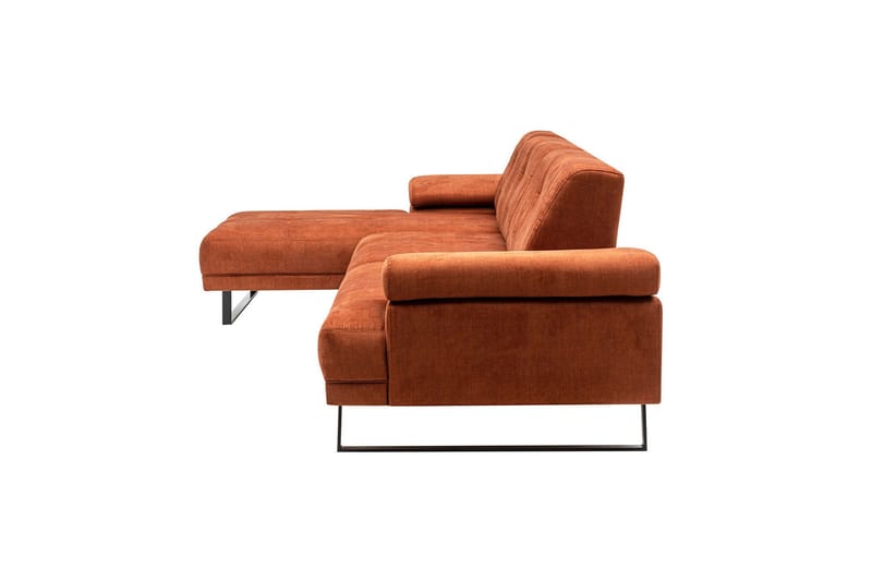 Kitimat Divansofa 3-seters - Oransje - Møbler - Sofaer - Sofa med sjeselong - 3 seters sofa med divan