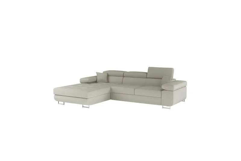 Seksjon Eltap Armando 289x85x203 cm - Jarell 18, Lys Beige, Venstre - Møbler - Sofaer - Sovesofaer - Sovesofa divan