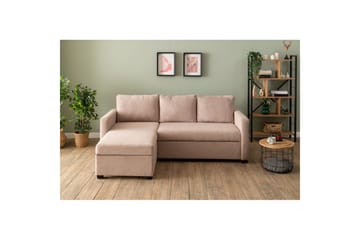 Tareen Sofa med Divan 3-seter - Brun - Møbler - Sofaer - Sovesofaer - Sovesofa divan