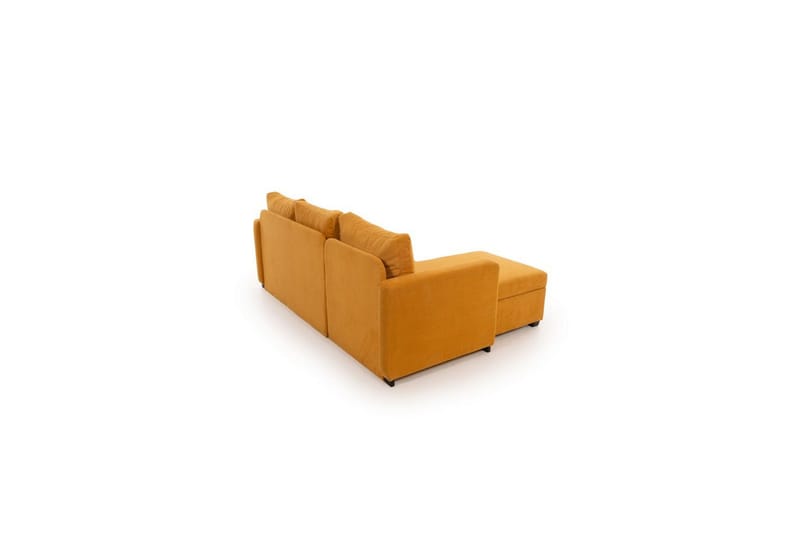 Tareen Sofa med Divan 3-seter - Sennepsgul - Møbler - Sofaer - Sovesofaer - Sovesofa divan