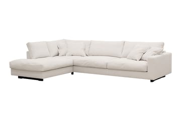 Valencia Ekstra Dyp 4-seters sofa med Sjeselong Venstre - Offwhite - Møbler - Sofaer - Sofa med sjeselong