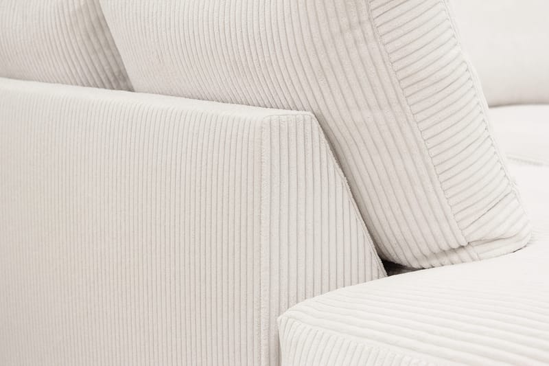 Valencia Ekstra Dyp 4-seters sofa med Sjeselong Venstre - Offwhite - Møbler - Sofaer - Sofa med sjeselong