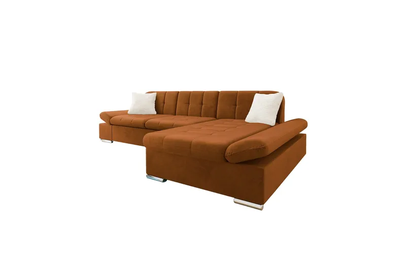 Vananda Soffa med Divan 3-seter, Oransje