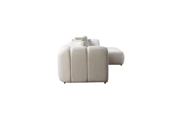 Varrel Sofa med divan 3-seter - Hvit - Møbler - Sofaer - Sofa med sjeselong