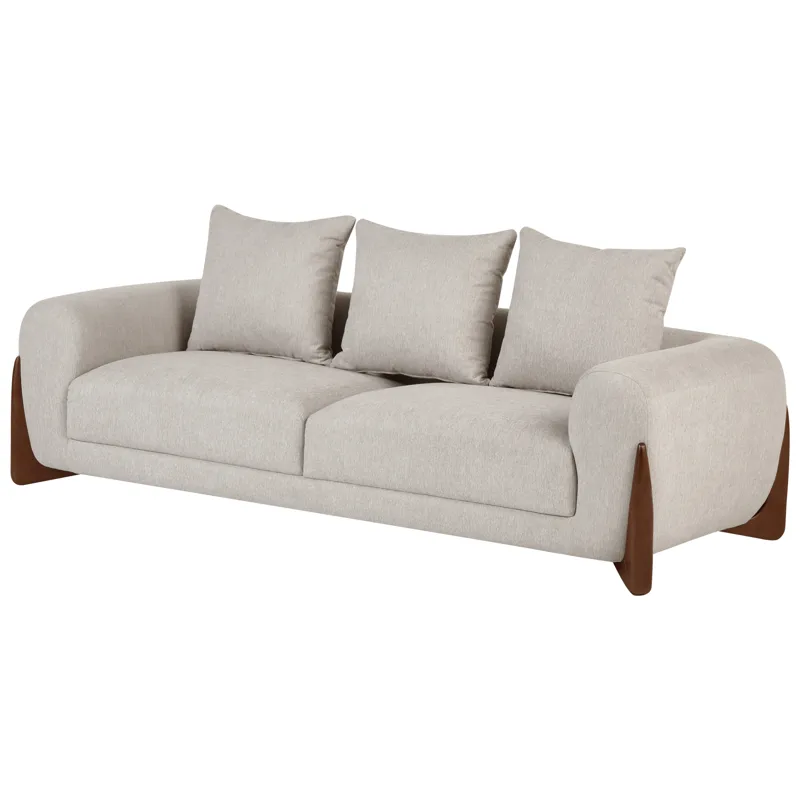 Sofagruppe 6-seter Vinliden - Taupe - Møbler - Sofaer - Sofagrupper