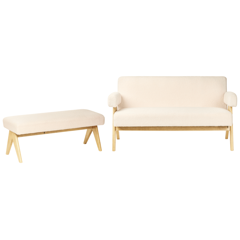 Sofagruppe Tamre - Off-white/Lys brun - Møbler - Sofaer - Sofagrupper