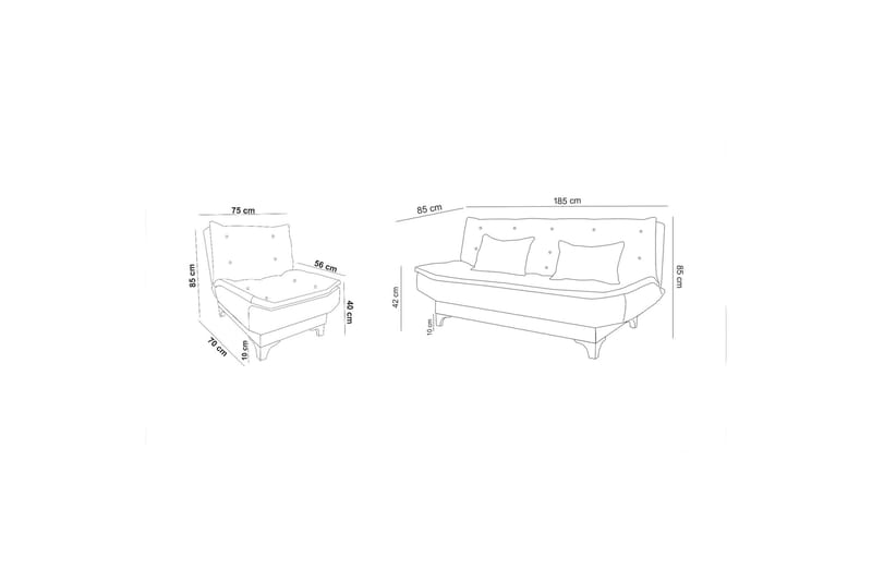 Riversdale Sofagruppe - Beige - Møbler - Sofaer - Sofagrupper