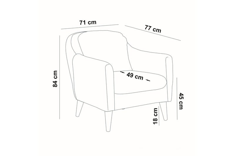 Sofiko Sofagruppe - Antrasitt - Møbler - Sofaer - Sofagrupper
