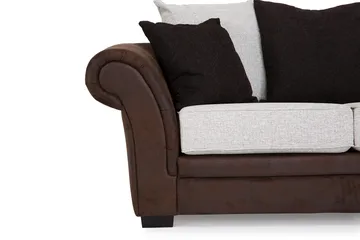 Toronto Sofagruppe 2-seter+3-seter+Lenestol - Brun/Beige - Møbler - Sofaer - Sofagrupper - Sofagruppe 3 2 1