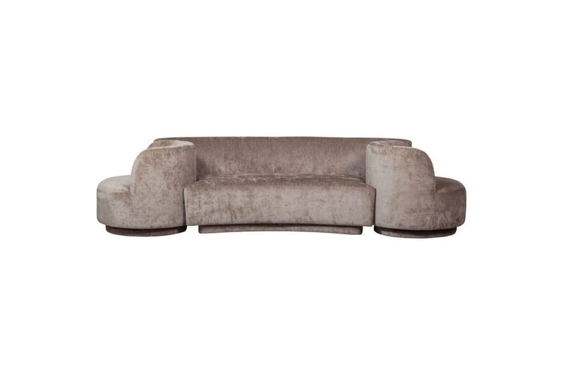 Sofasett Kombi-Popular - Taupe - Møbler - Sofaer - 4 seter sofa