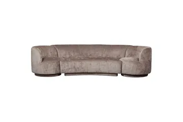 Sofasett Kombi-Popular - Taupe - Møbler - Sofaer - 4 seter sofa