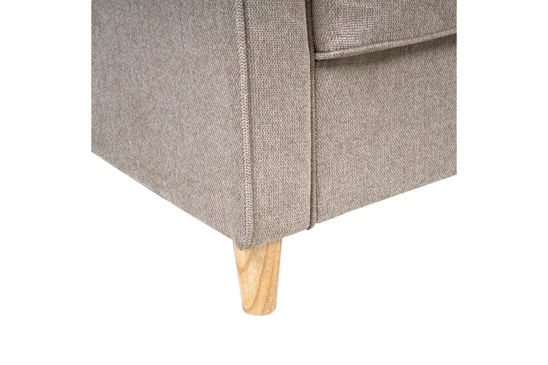 Soffa Beige||Light colored wood - Møbler - Sofaer - Sofa 3 seter