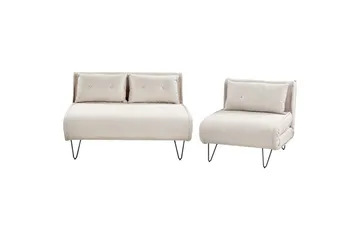 Soffgrupp Vestfold Beige||Black VALUE_MISSING_2 - Møbler - Sofaer - Sofagrupper