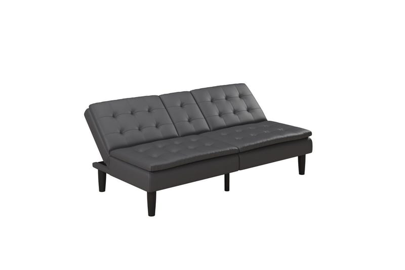Sovesofa Maine Grå PU - Grå PU - Møbler - Sofaer - Sovesofaer