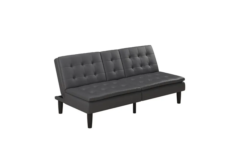 Sovesofa Maine Grå PU - Gr å PU - Møbler - Sofaer - Sovesofaer