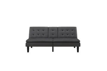 Sovesofa Maine Grå PU - Grå PU - Møbler - Sofaer - Sovesofaer