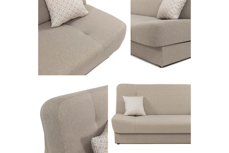 Abron Sovesofa 3-seter - Brun - Møbler - Sofaer - Sovesofaer