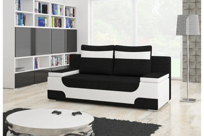 Amiranda Sovesofa, Svart/Hvit