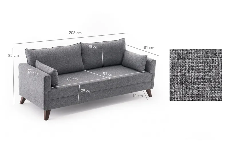 Antigua Sovesofa 3-seter - Møbler - Sofaer - Sovesofaer