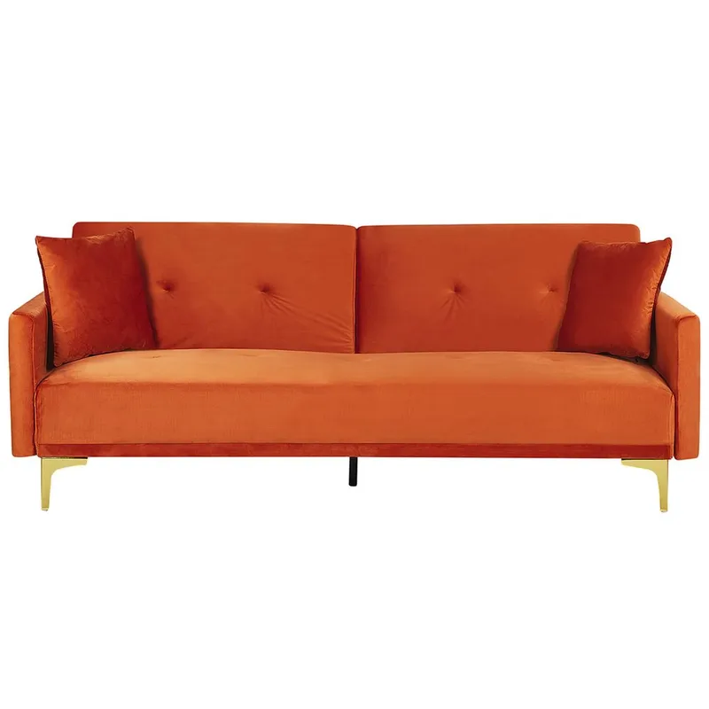 Bäddsoffa Gul, Orange