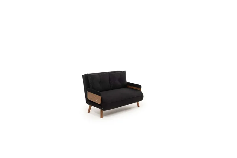 Canelo Sovesofa 2-sits - Sort - Møbler - Sofaer - Sovesofaer