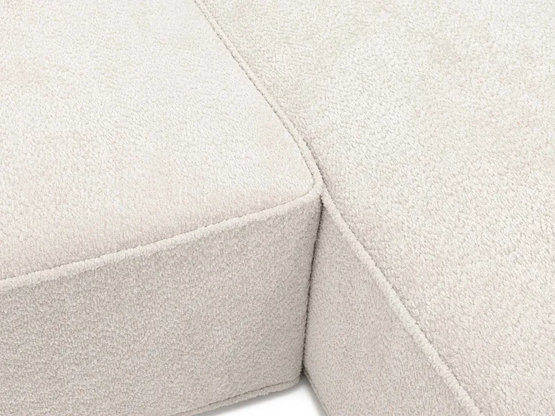 Cinrel Sovesofa med sjeselong 3-seter - Rosa - Møbler - Sofaer - Sovesofaer