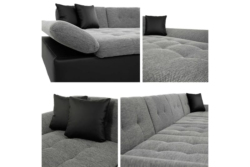 Dewitt Sovesofa Dubbeldivan 5-sits - Grå - Møbler - Sofaer - Sovesofaer