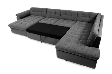 Dynir Sovesofa m. Divan og Sjeselong 4-seters - Hvit - Møbler - Sofaer - Sovesofaer