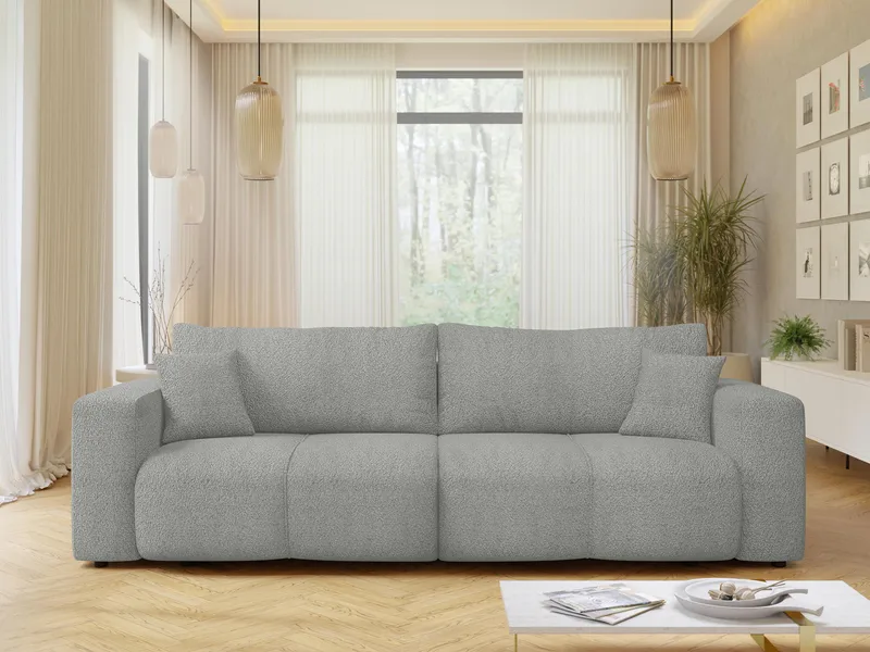 Flo Sovesofa 3-seter - Lysegrå - Møbler - Sofaer - Sovesofaer