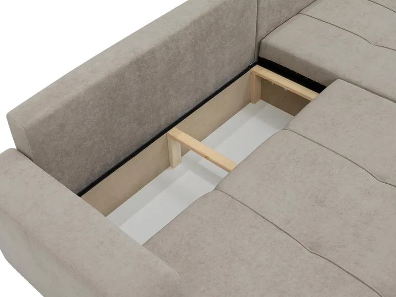 Flo Sovesofa med sjeselong 3-seter - Hvit - Møbler - Sofaer - Sovesofaer