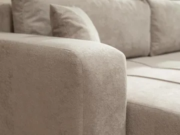 Flo Sovesofa med sjeselong 3-seter - Lysegrå - Møbler - Sofaer - Sovesofaer