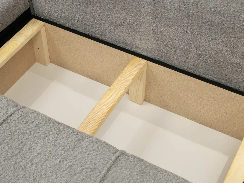Flo Sovesofa med sjeselong 4-seter - Gul - Møbler - Sofaer - Sovesofaer