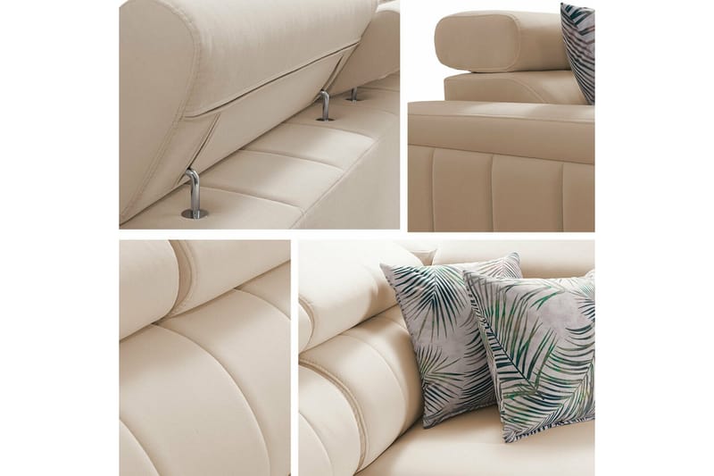 Galbally 3-seters hjørnesovesofa - Møbler - Sofaer - Sovesofaer
