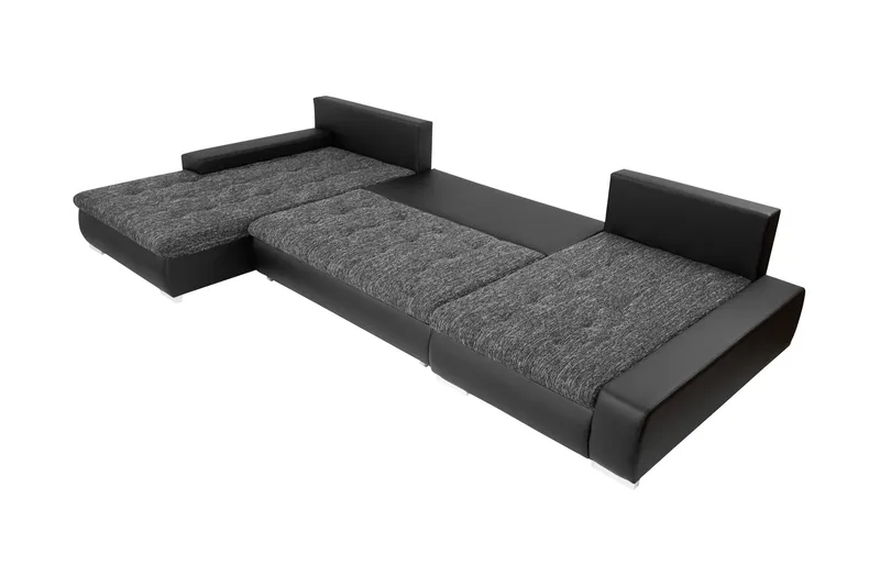 Gammel Sovesofa Dobbel Divan 4-Seter - Beige - Møbler - Sofaer - Sovesofaer