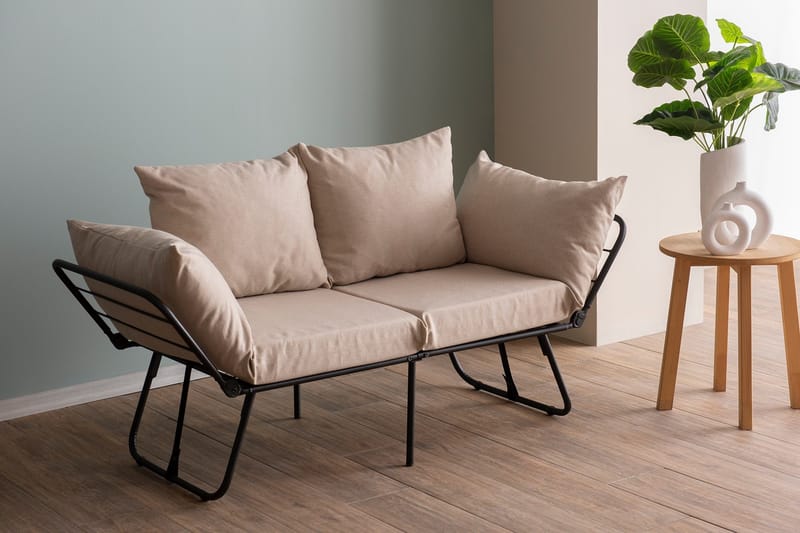 Giancarlo Sovesofa 2-seter - Krem - Møbler - Sofaer - Sovesofaer