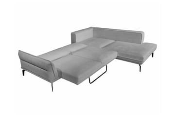 Graystone 4-sits Hörnbäddsoffa Beige/Light beige - Møbler - Sofaer - Sofa med sjeselong - 4 seters sofa med divan