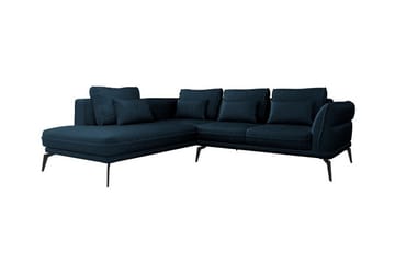 Graystone 4-sits Hörnbäddsoffa Dark blue - Møbler - Sofaer - Sofa med sjeselong - 4 seters sofa med divan