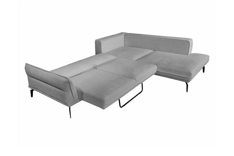 Graystone 4-sits Hörnbäddsoffa Dark grey - Møbler - Sofaer - Sofa med sjeselong - 4 seters sofa med divan