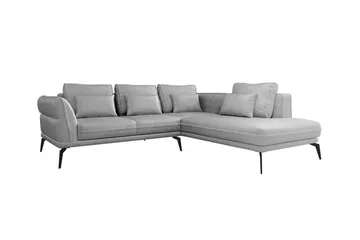 Graystone 4-sits Hörnbäddsoffa Light grey/Dark grey - Møbler - Sofaer - Sofa med sjeselong - 4 seters sofa med divan