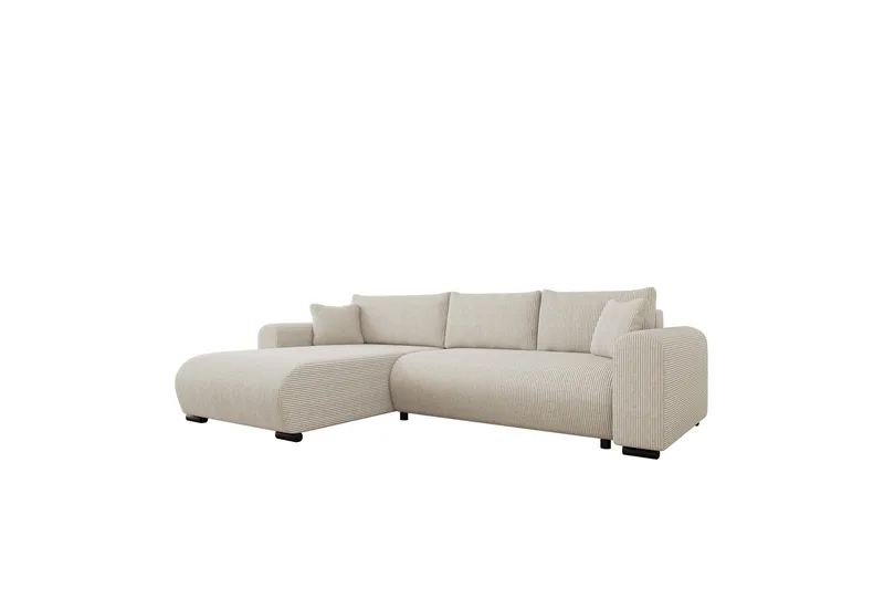 Handda Sovesofa med Sjeselong 3-seter i Manchester, Beige