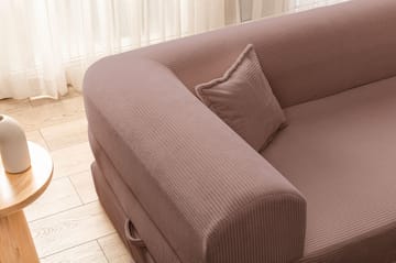 Hjørnesovesofa Atelier Del Sofa Legom Eco (280 x 90 x 25 cm) Rosa - Møbler - Sofaer - Sovesofaer
