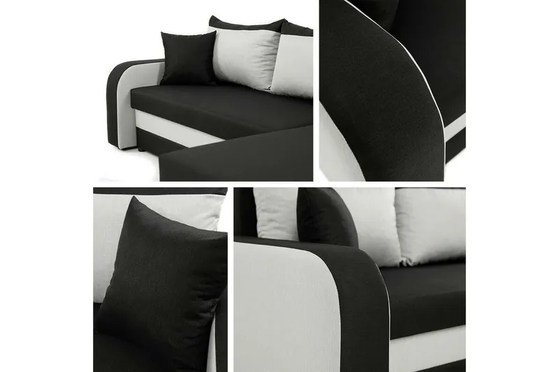 Kintore 3-seters hjørnesovesofa - Møbler - Sofaer - Sovesofaer