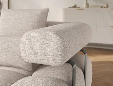 Levvi 3-seters Bubblig sovesofa med divan Venstre - Bazalt 18 - Møbler - Sofaer - Sovesofaer