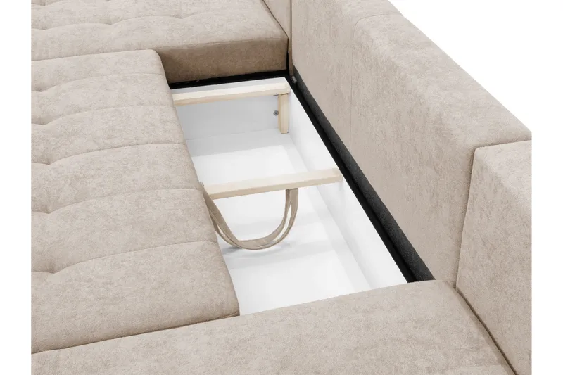Mardon Sovesofa Dubbeldivan 4-sits - Hvit - Møbler - Sofaer - Sovesofaer