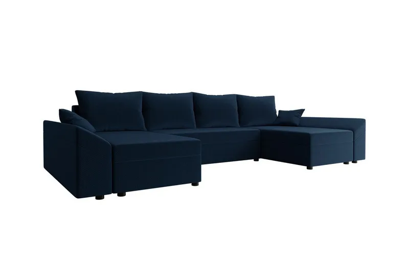 Midfeld 4-sits Hörnbäddsoffa blue