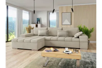 Naoma 3-seters hjørnesovesofa - Møbler - Sofaer - Sovesofaer