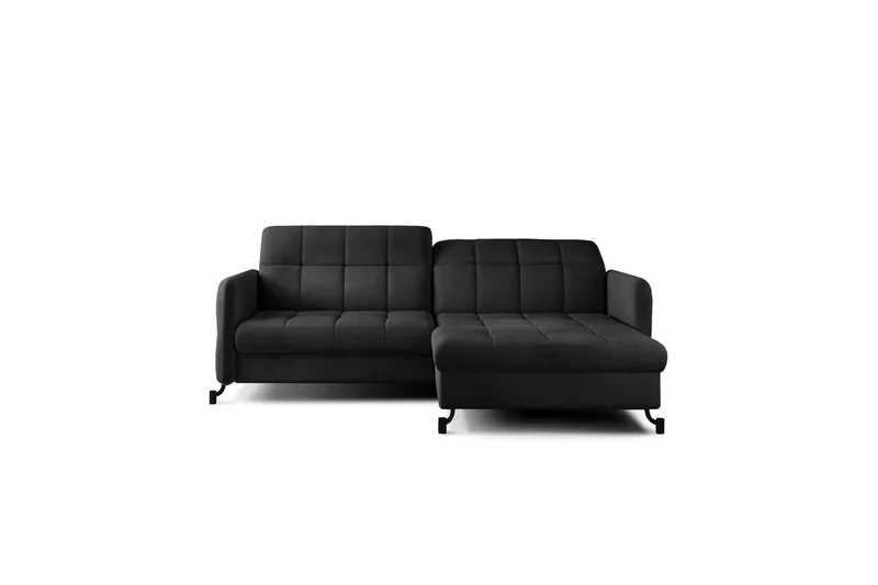 Seksjon Eltap Lorelle 225x160x105 cm - Monolith 97, Mørk Grå, Høyre - Møbler - Sofaer - Sovesofaer